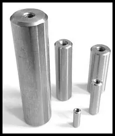 Steel Vented Pull Pins displayed in an upright position